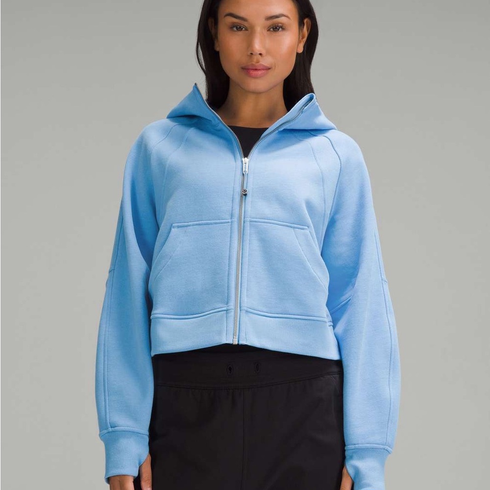 Lululemon Athletica Blue Scuba Oversized Full Zip Hoodie
